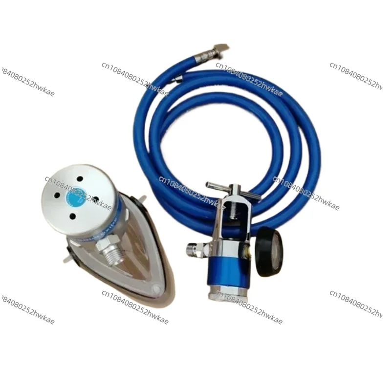 Suitable for Entonox demand valves with MINI brass snap on regulating valve and 1.5m hose (with connector)