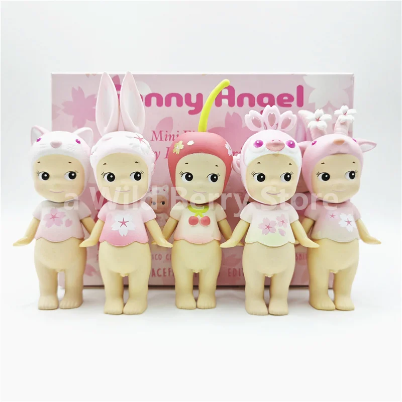 

Sonny Angel Cherry Blossom Series 2019, слепая коробка, фигурка, декор для стола, Коллекционная виниловая игрушка Kawaii, ограниченная серия, праздничный подарок