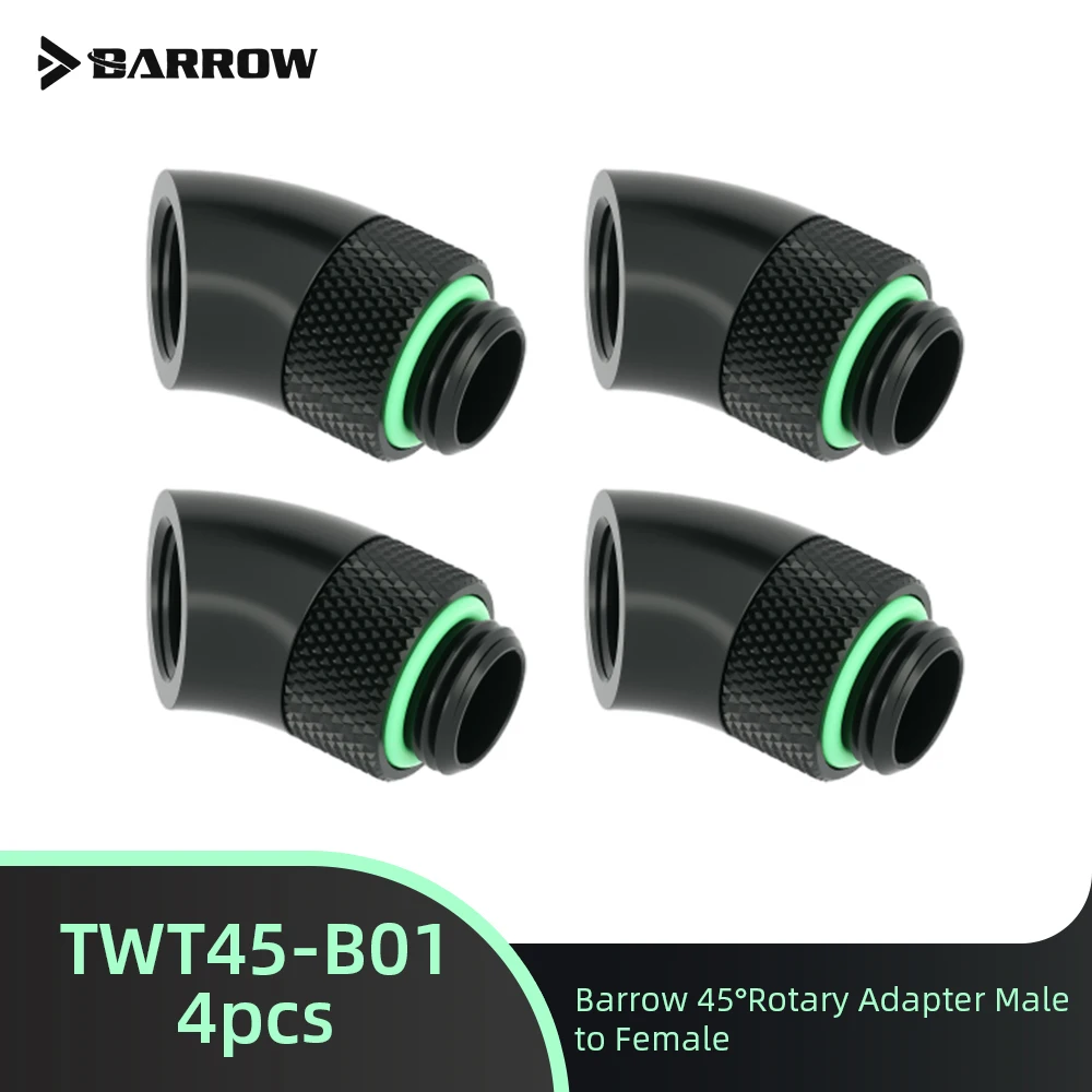 Barrow 45° Rotary Adapter TWT45-B01 4pcs G1/4