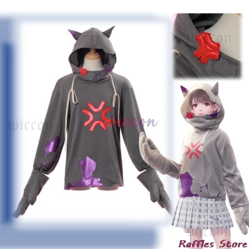 

Open World Nikki Cosplay Game Infinity Nikki Cosplay Costume Angry Stone Man Hoodie Suit Party Play Outfit for Girl