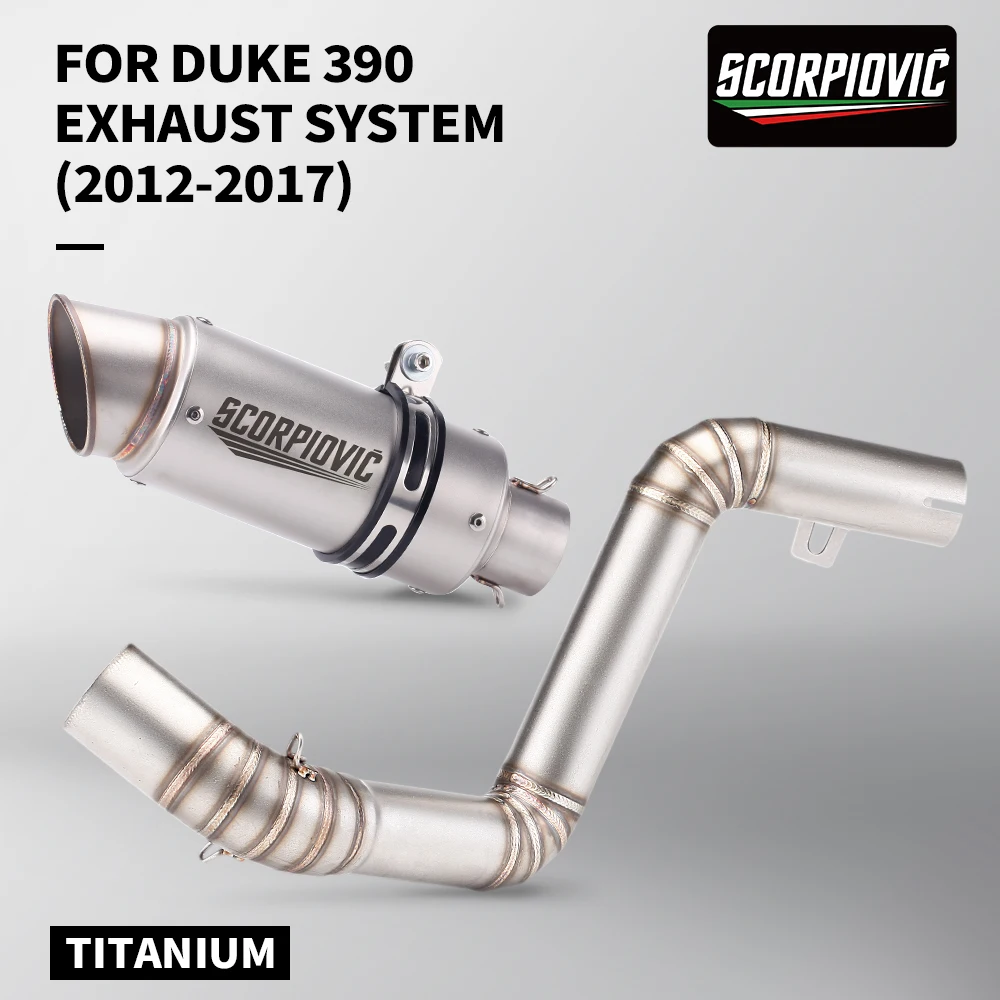 

Глушитель средней трубы выхлопной системы мотоцикла для DUKE 200 DUKE 250 DUKE 390 2012-2017