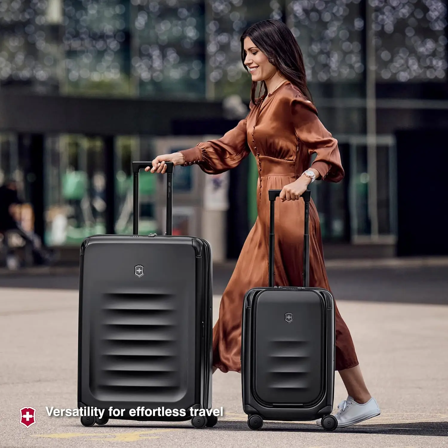 Victorinox Spectra 3.0 Expandable Large Case - Modern Hardside Luggage - Rolling Suitcase With Spinner Wheels - Holds Travel