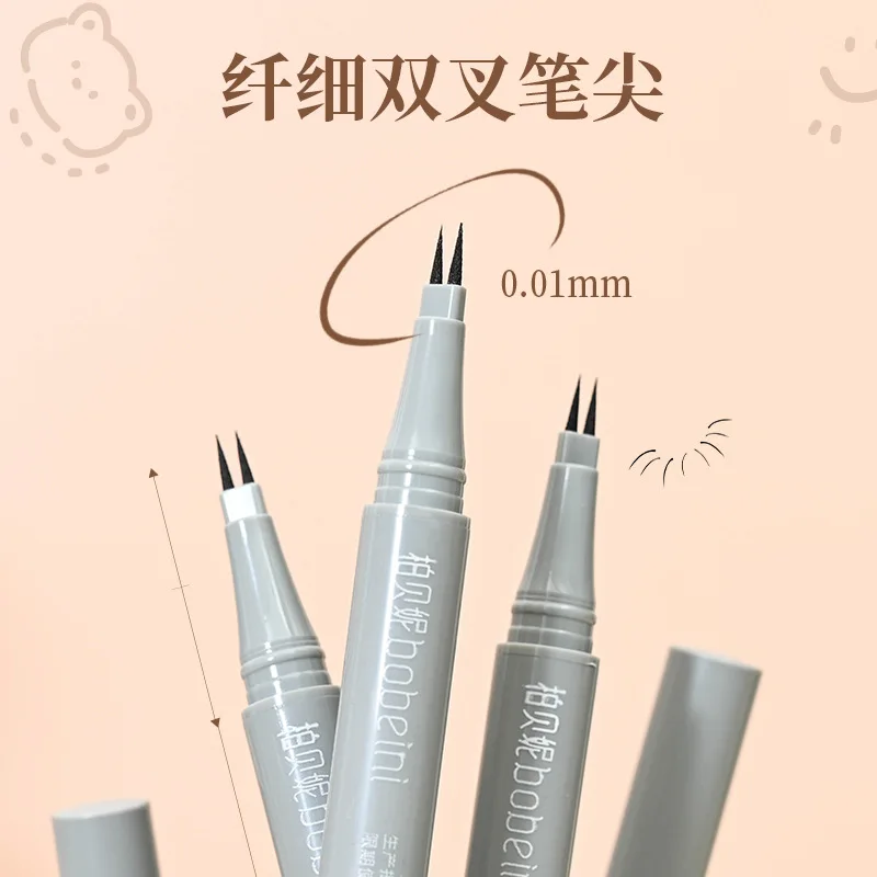 Eyeliner Liquid Pen Waterproof Durable Fine Tip Smooth Mascara Liquid Pen Portable Quick Drying Anti Sweat Eye Makeup Pen