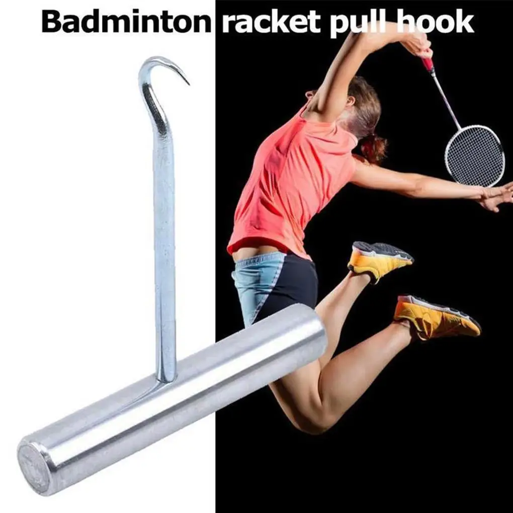 Badminton Racquet Stainless Steel Stringing Assistance Gadgets Pull Hook Squash Portable Exercise Equipment Puller Hooks