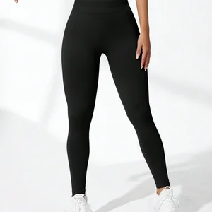Quần legging yoga của nữ khâu cao có khâu thắt lưng cao thể thao thể thao cho phụ nữ thể dục dụng cụ quần legging 7 Lông legging bán hàng chính - 5
