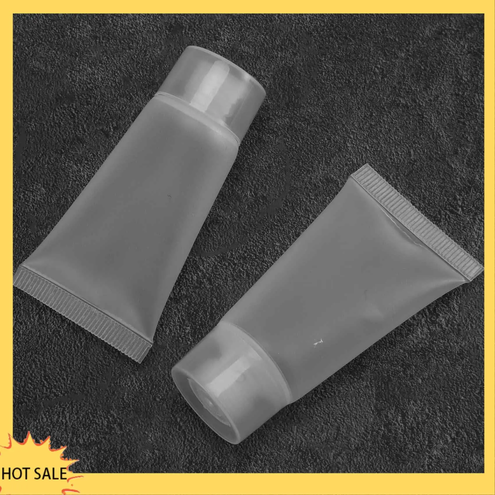 

A66Z 50Pcs 15Ml Refillable Tube Empty Lotion Bottle Soft Tube With Cap Travel Squeeze Make Ups Container Refillable Bottles