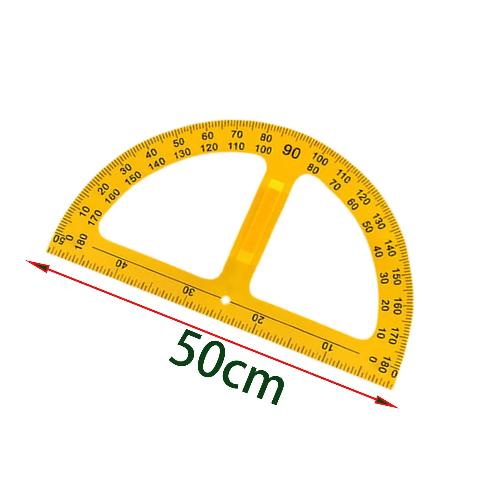 Large Math Geometry Ruler Multifunction Teaching Ruler Large Number Math Geometry Tool for Engineering Office Teachers School