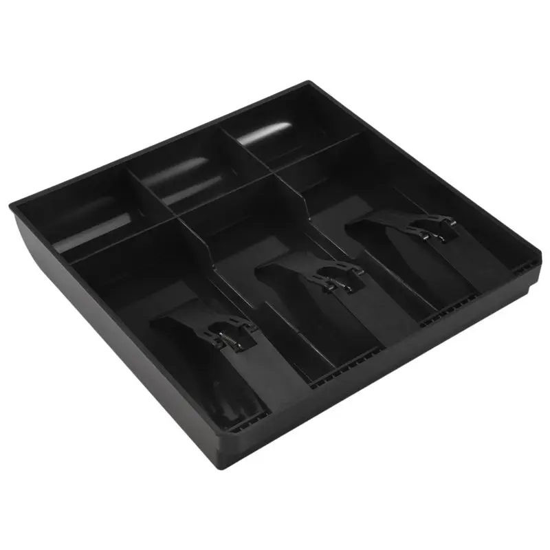 NEW HOT In Stock-Money Cash Coin Register Insert Tray Replacement Cashier Drawer Storage Register Tray Box Classify Store