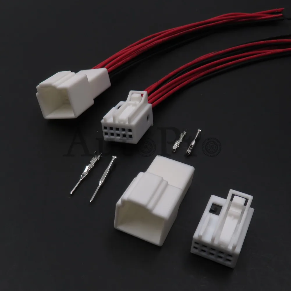 1 Set 10 Hole 0.6 Series AC Assembly Car Door Module Skylight Rearview Mirror Tail Light Cable Plug For Benz 2-929171-1 929171-1