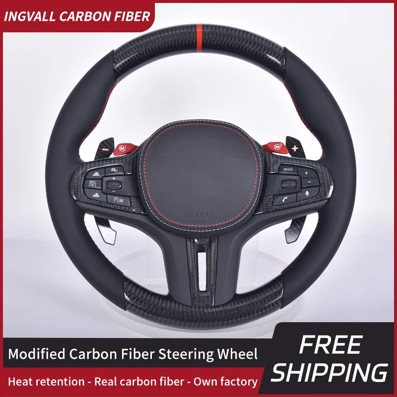 

Carbon Fiber Steering Wheel For Toyota GR Supra 3.0 MK5 MK4 A90