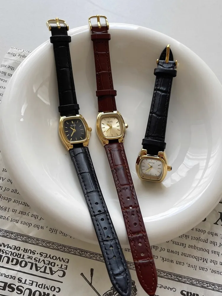 Watch for Women Vintage Leather Strap Belt Small Ladies Watch Elegant Casual Women Watch Luxe Reloj Mujer