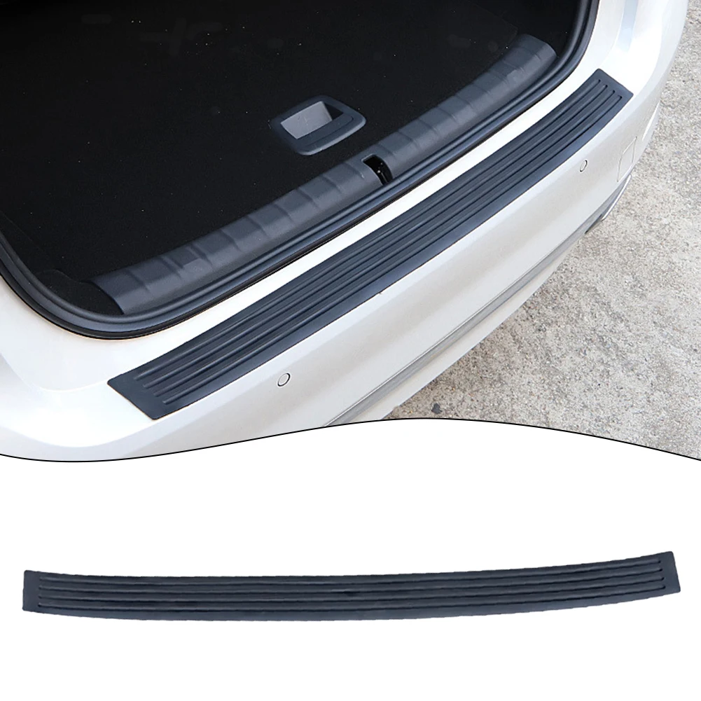 

90cm Car Bumper Guard Rubber Cover Rear Door Sill Plate Guard Trim Crash Strips Anti Colission Protector Sticker Accessories