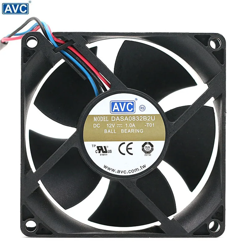 

Original For AVC DASA0832B2U 8032 80*80*32mm 12V 1.0A 8CM dual ball super large cooling fan