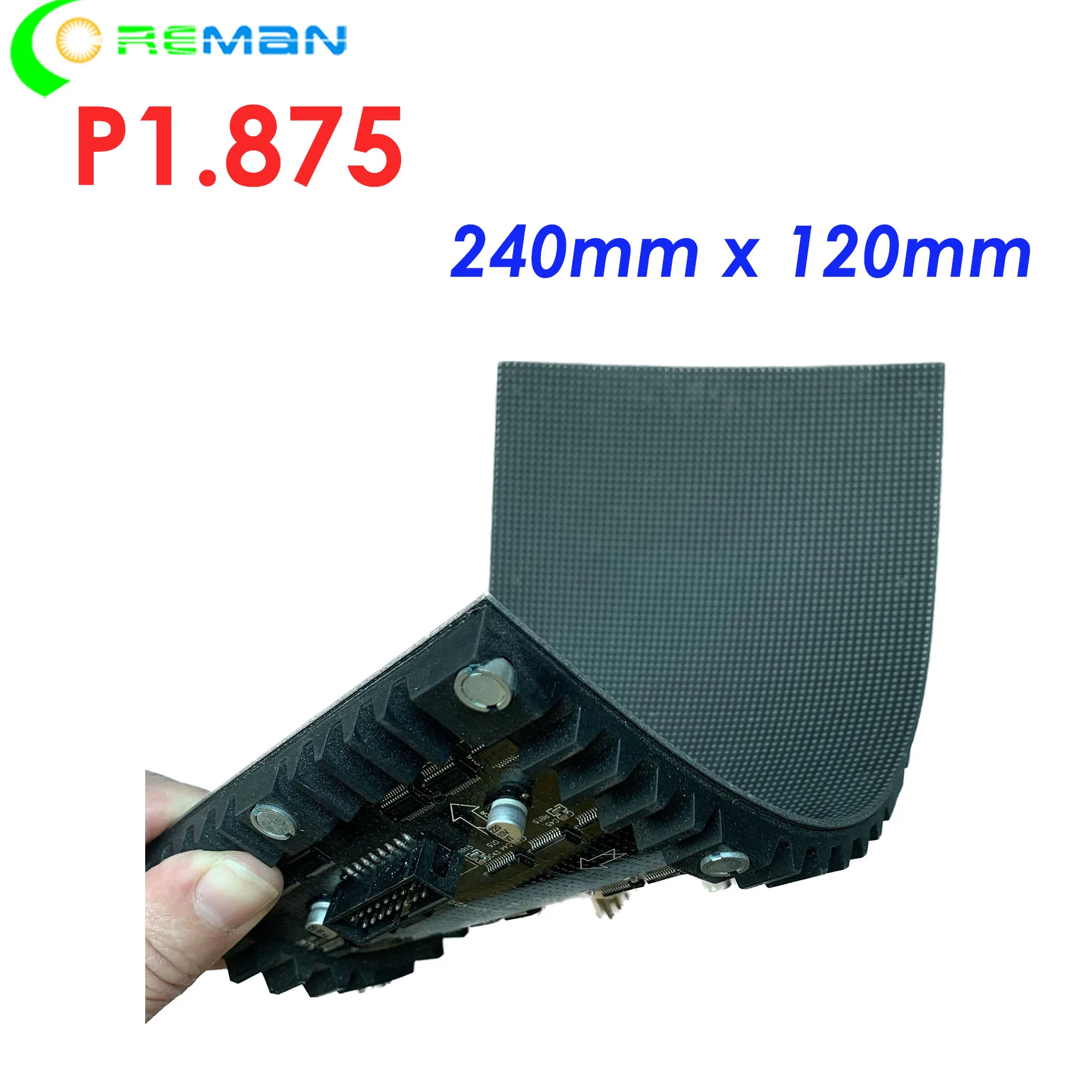 

Free shipping cylindrical soft led module P1.875 P1.8 P2 P2.5 64x128 120x240mm for column led video wall
