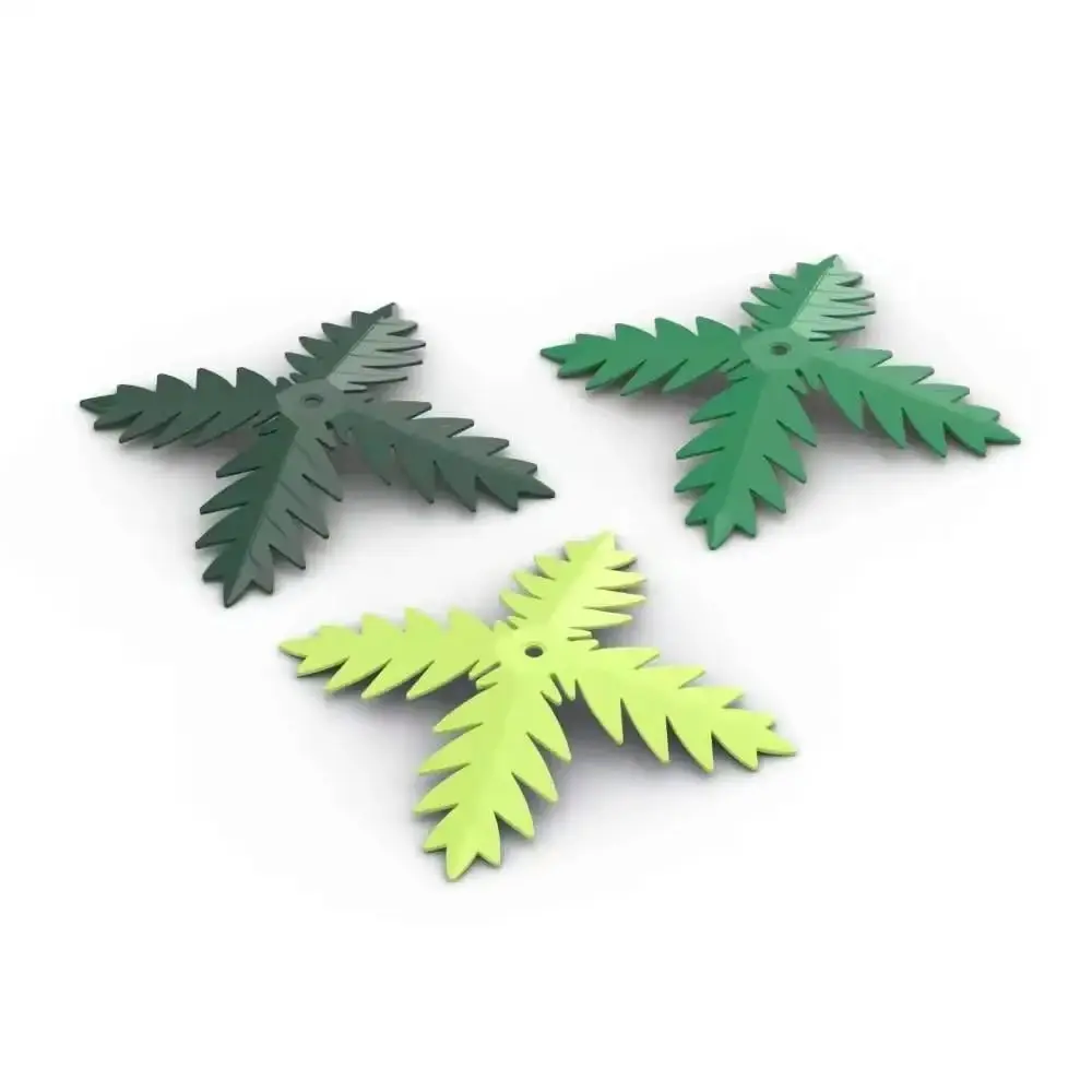 MOC 1 SZT. 30339 Roślina Drzewo Las Ogród Liść Palmy 4 Elementy Zestaw Klocków Dekoracja Pomysł DIY Zabawka Dla Dzieci Prezent Urodzinowy