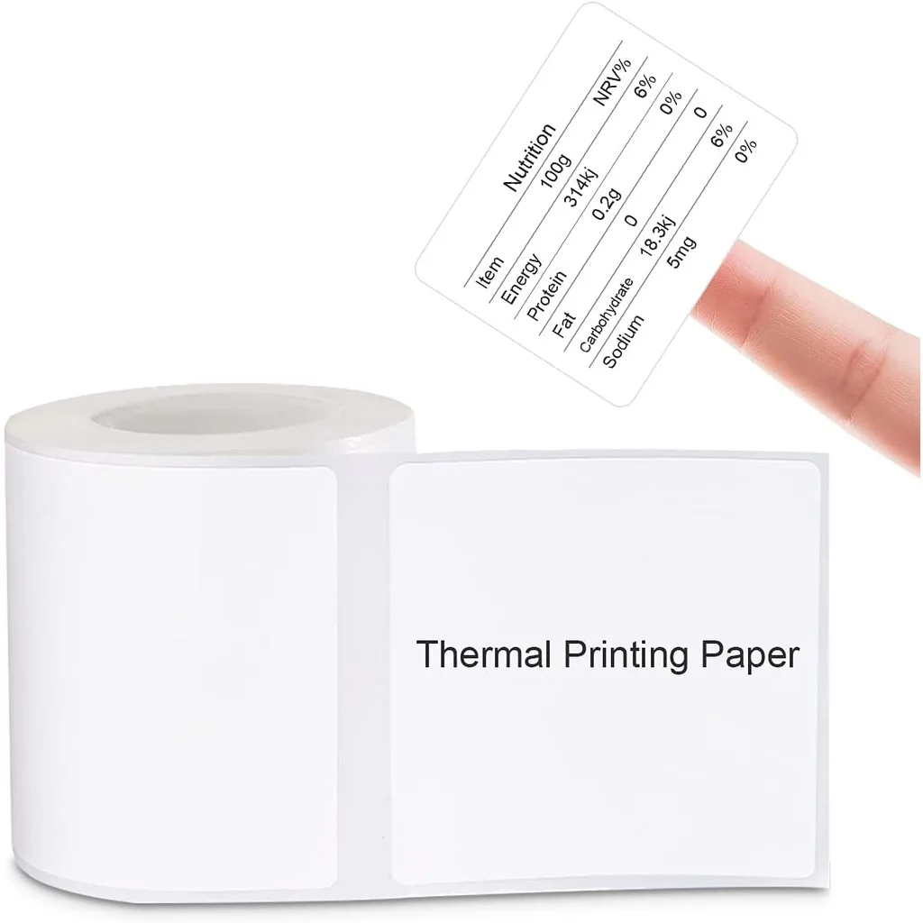 Niimbot B21 B1 Label Thermal Printer Paper 10 Rolls Pocket Printer Paper Label Printer Paper Waterproof Oil Printers Sublimation