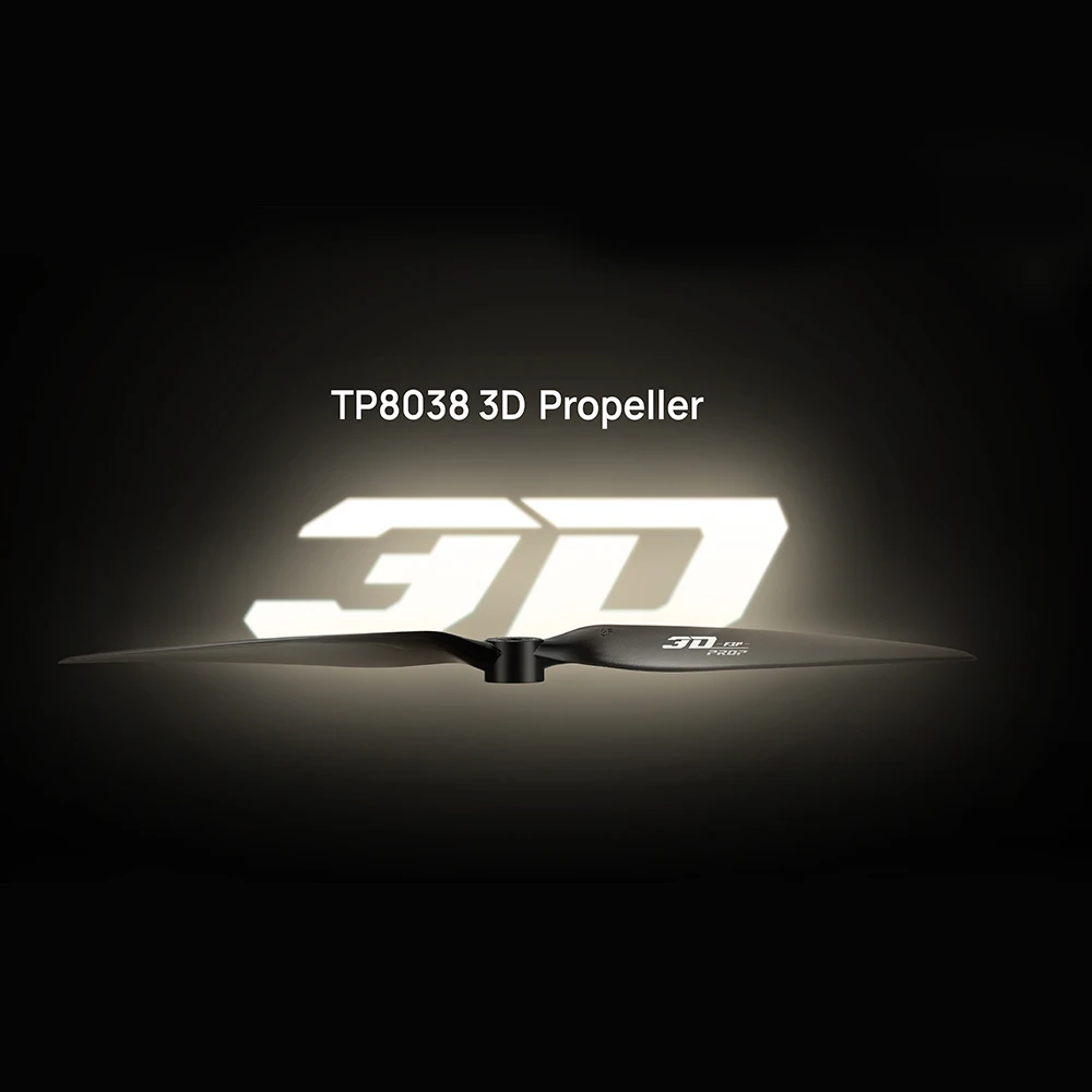 Hobbywing TP8038 3D Propeller with A Pull Range of 400g-900g, Suitable for PLATINUM-2604SL Brushless Motor