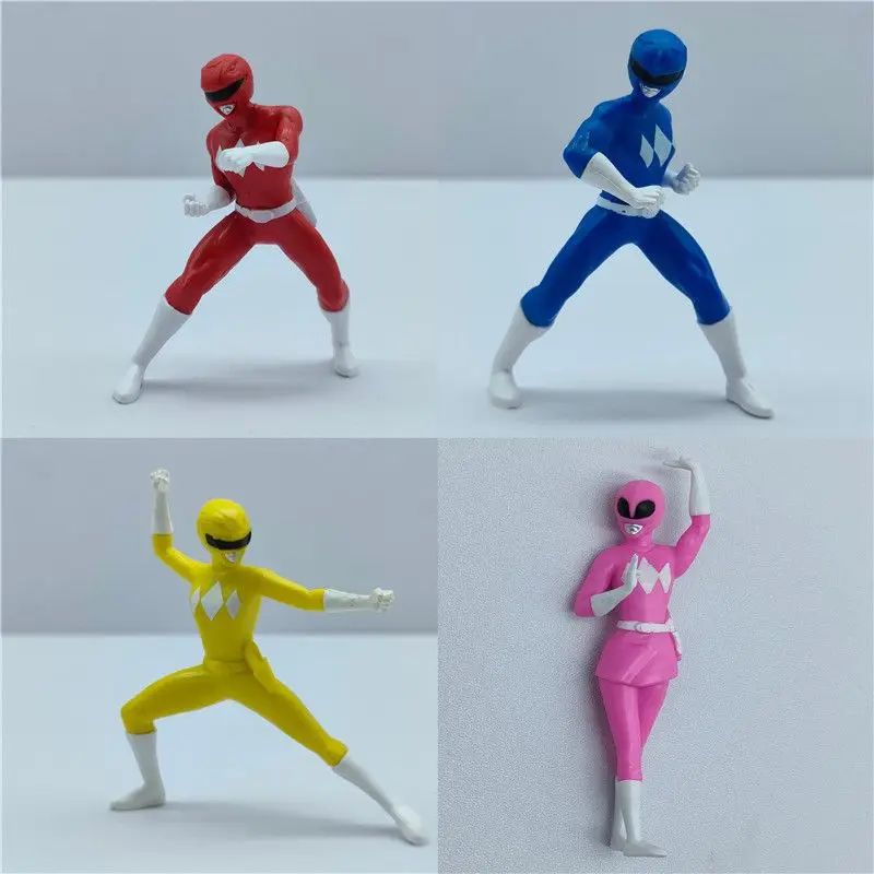 باور رينجرز بينك رينجر ريد رينجر بلو رينجر نموذج عيب أصلي بدون ملحقات نموذج دمية عمل الشكل