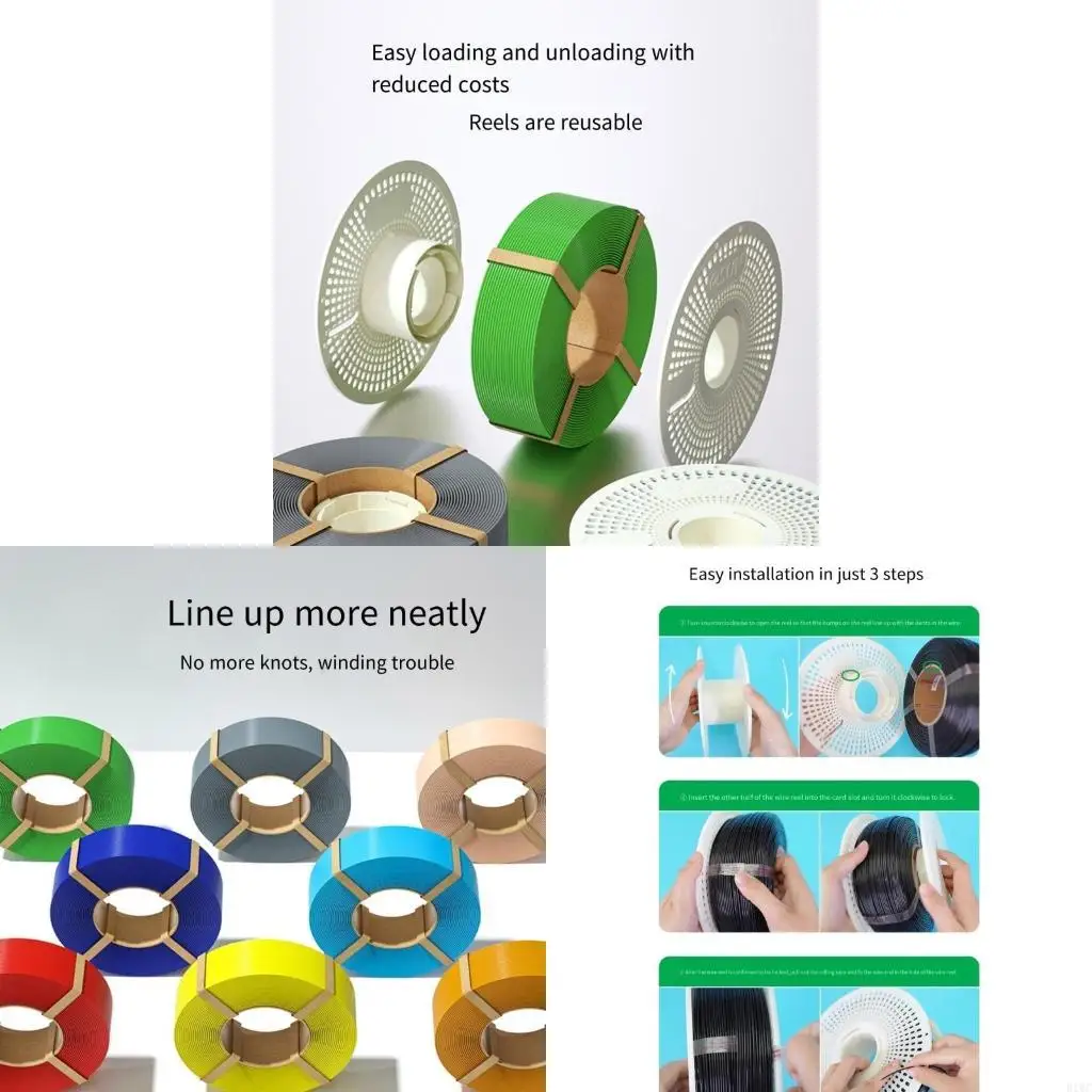 

Reusable And Removable Filament Spool For 3D Printing,Hollow Holder Design Durability Filament Holder For Durabilitt Use