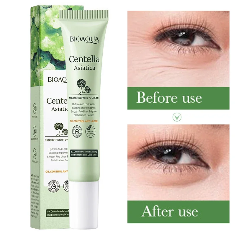 Centella Asiatica Eye Cream Moisturizes Tightens Lightens Dark Circles Eye Cosmetics Smooth Eye Lines Nourishes  Makeup