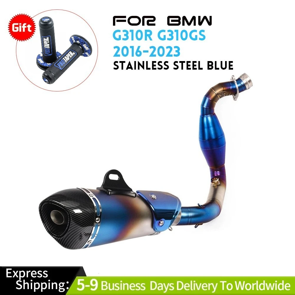 

Slip-on Exhaust Mid Link Pipe Muffler Tips System For BMW G310GS G310R 2016-2023 Exhaust Systems Exhausts Pipes