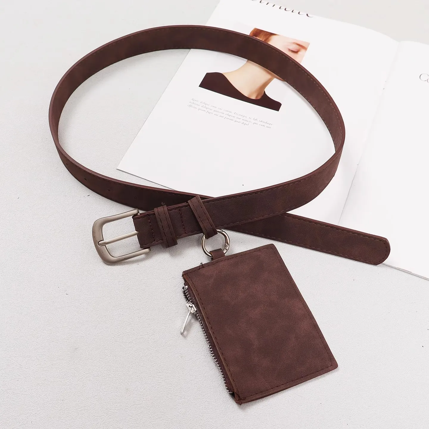 가짜 스웨이드 가방 벨트 여성 PU 가죽 Cummerbunds 여성 드레스 코르셋 허리띠 벨트 장식 와이드 벨트 R2634