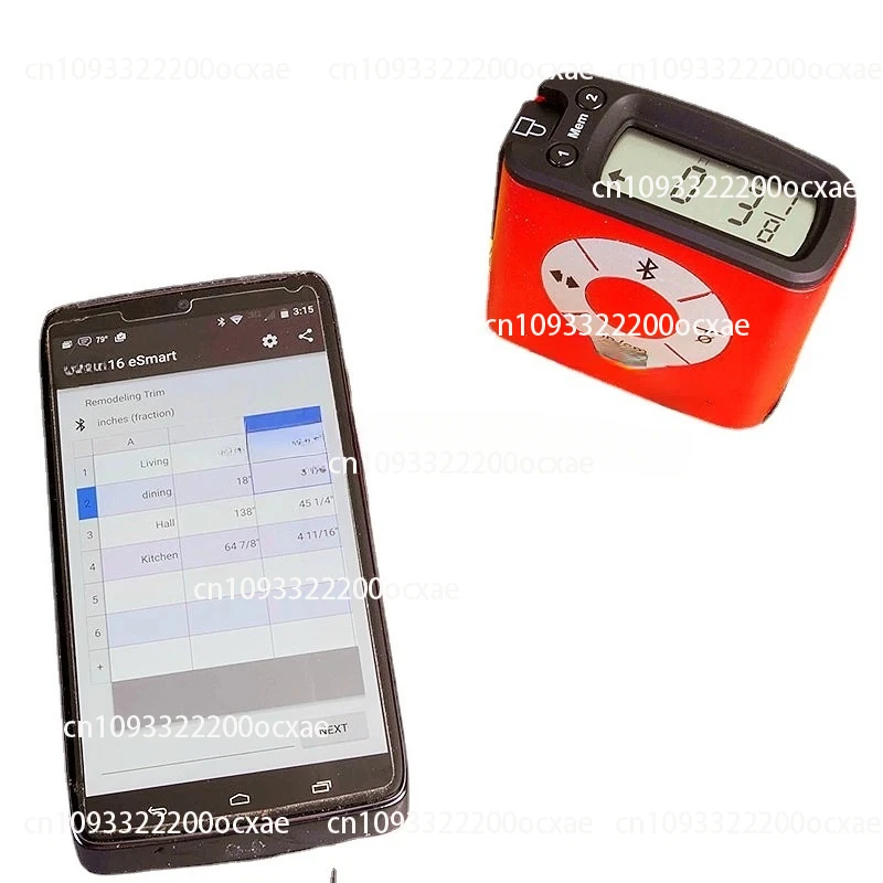 

Digital display steel tape measure 5m measuring tool high precision rangefinder digital electronic box ruler metric inch