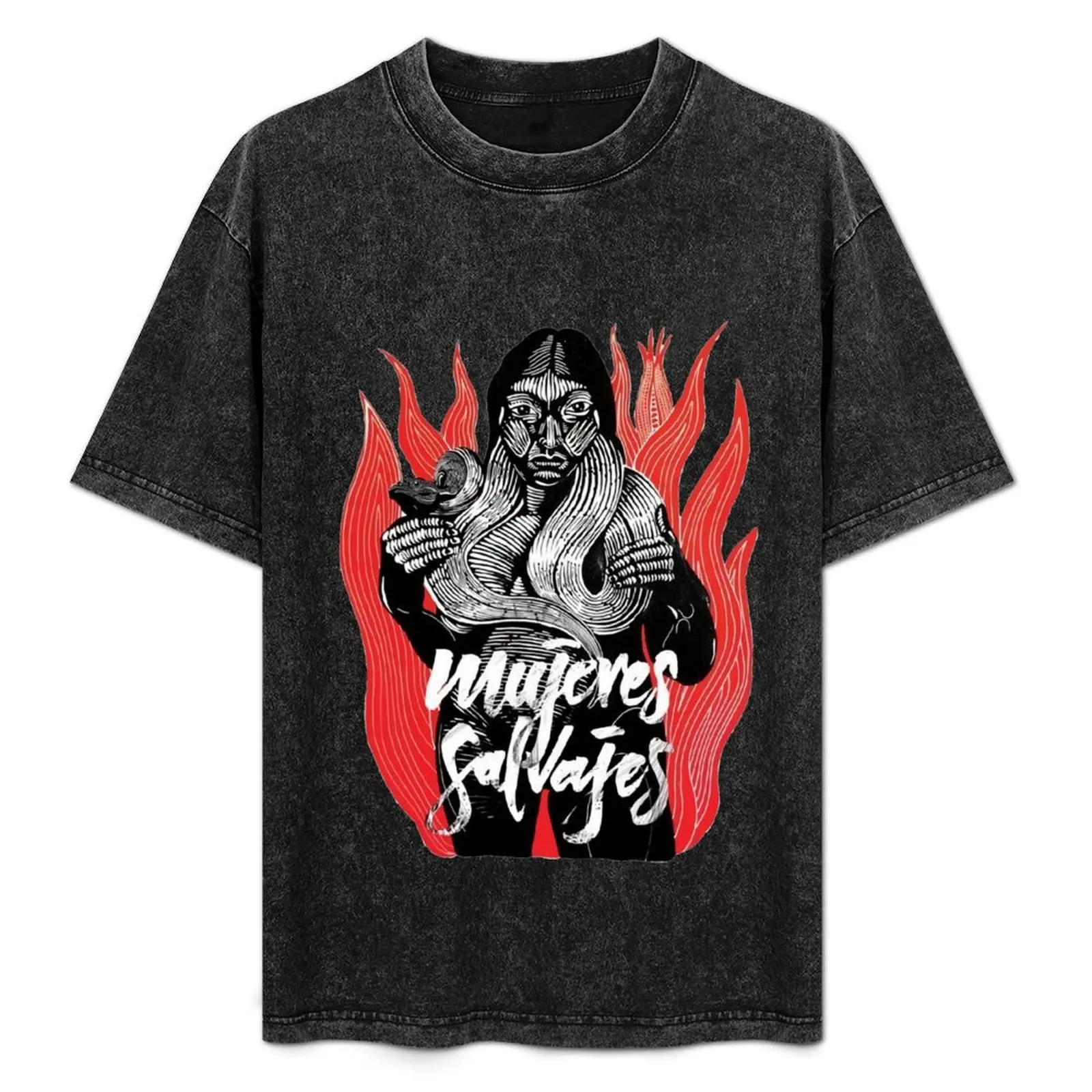 

Mujeres Salvajes wild women T-Shirt Sports Casual Breathable Tee Shirt