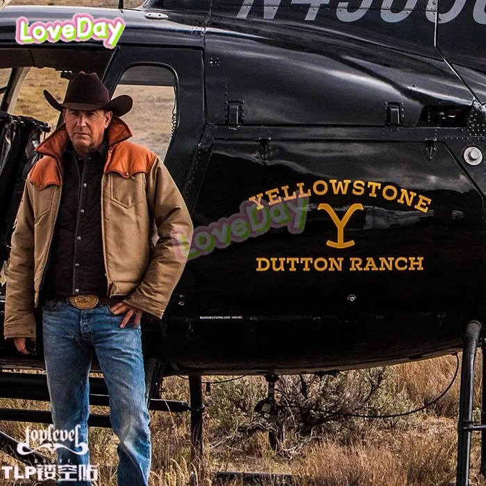 Pegatina de la serie de TV americana, calcomanías decorativas de vinilo con logotipo divertido de la familia dutón de Yellowstone