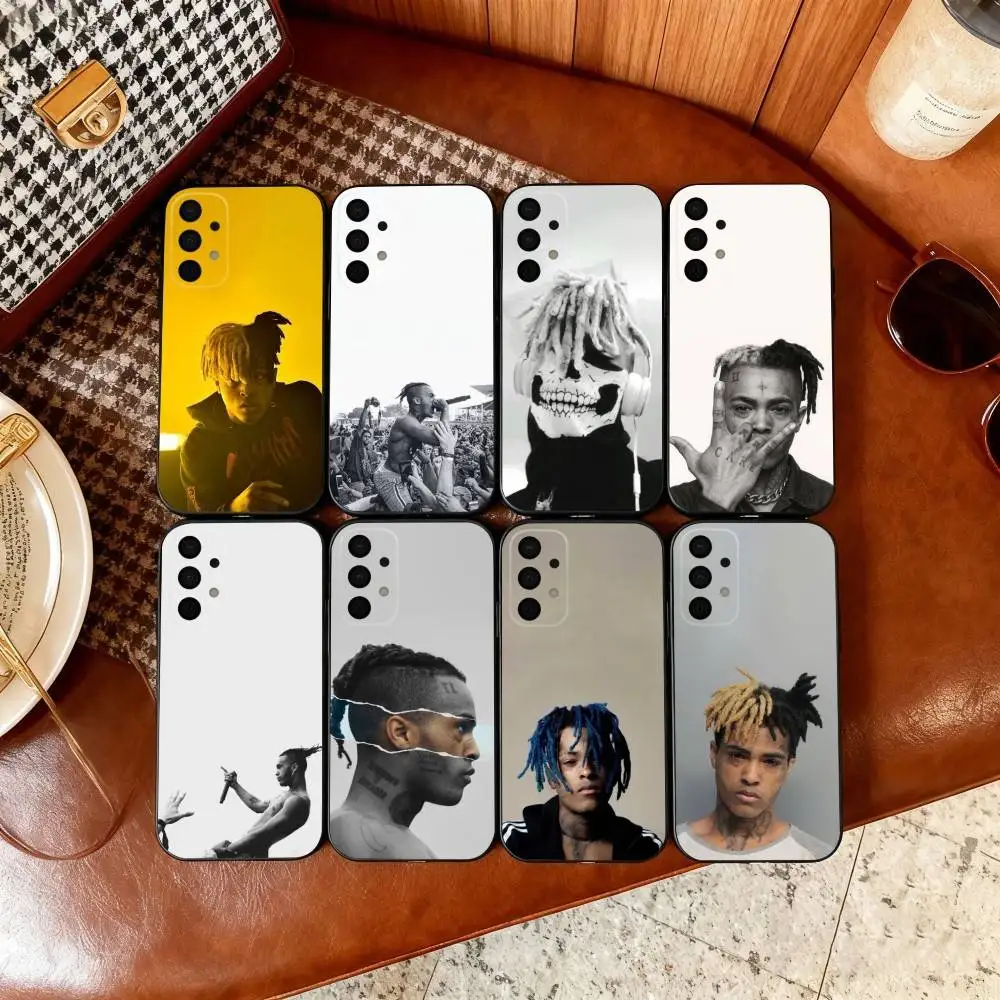 

X-XXXTentacionS Rapper Phone Case For Samsung Galaxy A73,A72,A71,A70,A53,A52,A51,Soft Silicone Black Cover