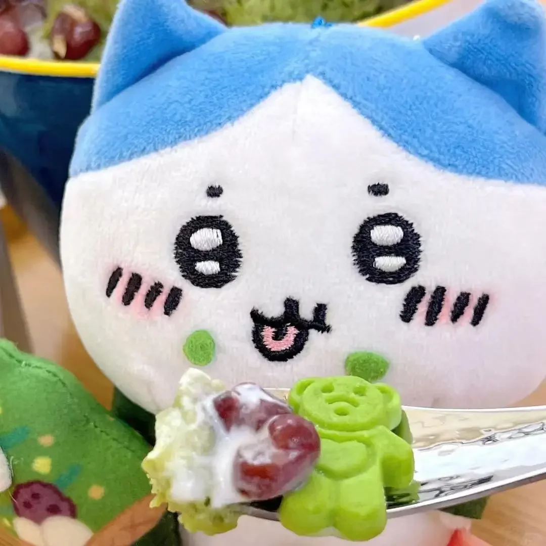 Cute Matcha yiji usagi Plush Doll Lake Biwa Limited Bag Pendant Usagi Hachiware Plush Toy Pendant Keychain Pendant Girl Gift