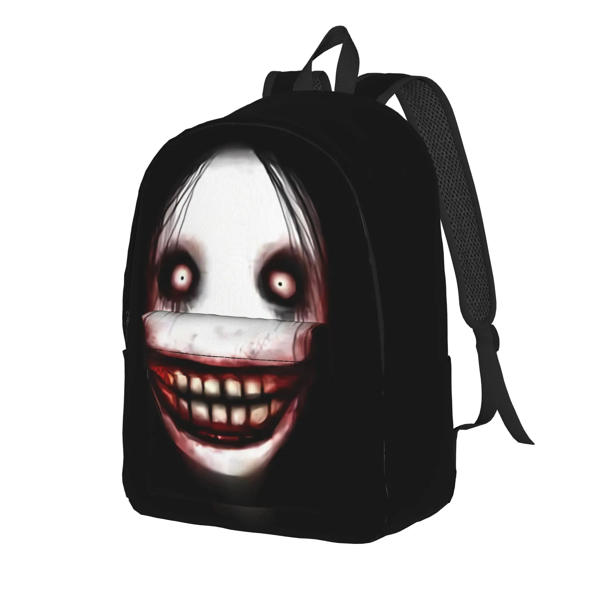 Jeff The Killer Backpack Boy Creepypasta Lightweight Backpacks Polyester Funny School Bags Travel Custom Rucksack