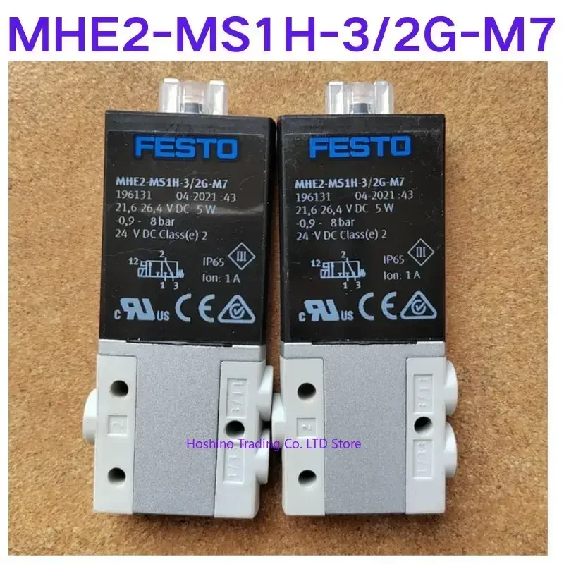 Brand-new  FESTO solenoid valve 196131 two position three-way valve MHE2-MS1H-3-2G-M7,