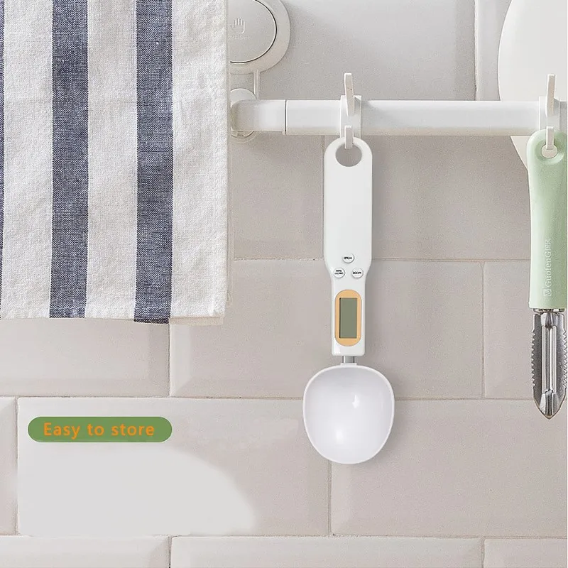 A24P Digital para ingredientes de café en polvo, báscula electrónica de especias, cuchara medidora de gramos de cocina