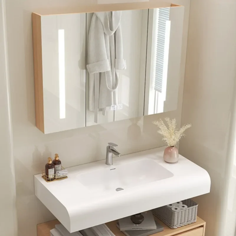 Slim Drawer Bathroom Cabinets Storage Washbasin Vanity Mirror Bathroom Cabinets Wall Shelf Armadietto Room Furniture