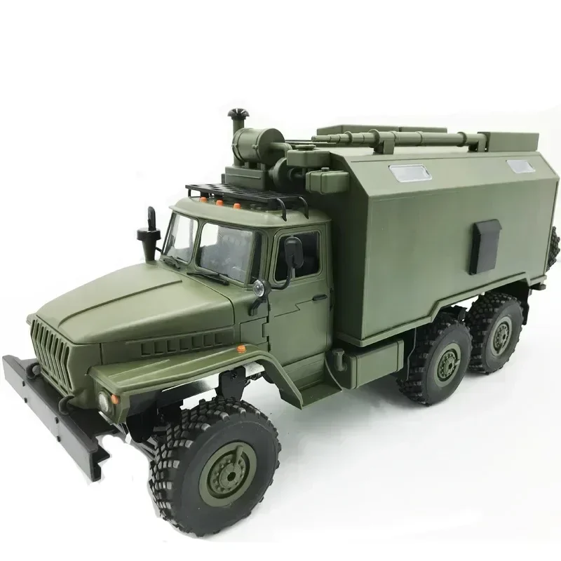 1/16 Rc Car Wpl B36-3 Full Scale Military Remote Control Transport Vehicle Model Super Long Crawler Monster Monster Car Toy Gift