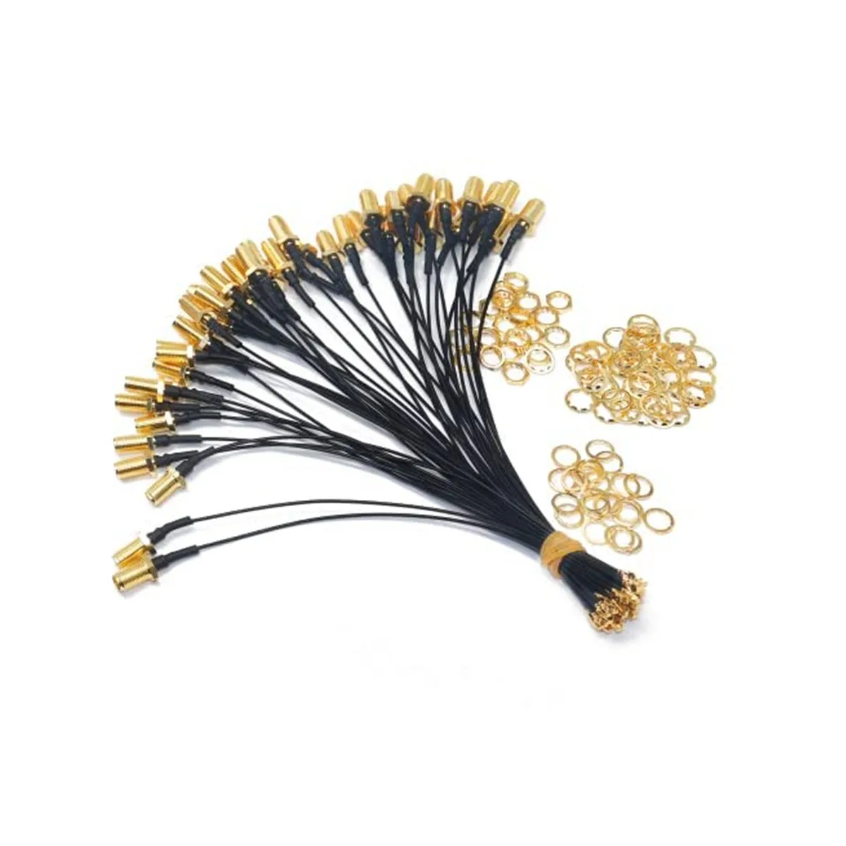 5pcs IPX UFL to SMA Extension Pigtail Cable SMA Female to IPX RF Adapter Cable 1.13mm IPX to SMA Female Extension Cable