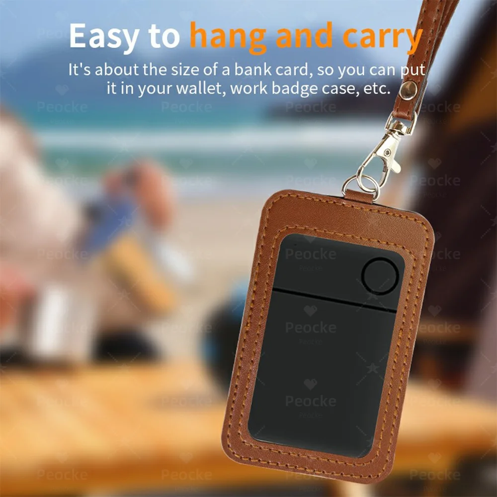 Wireless Rechargeable Wallet Tracker Card With Google Find Hub App GPS Smart Tag Locator For Android Anti Loss Message Reminder