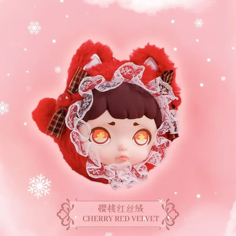 Laura Warm Winter Tea Party Blind Box Cute Plush Doll Headphone Bag Fashion Play Doll Pendant Girl Gift