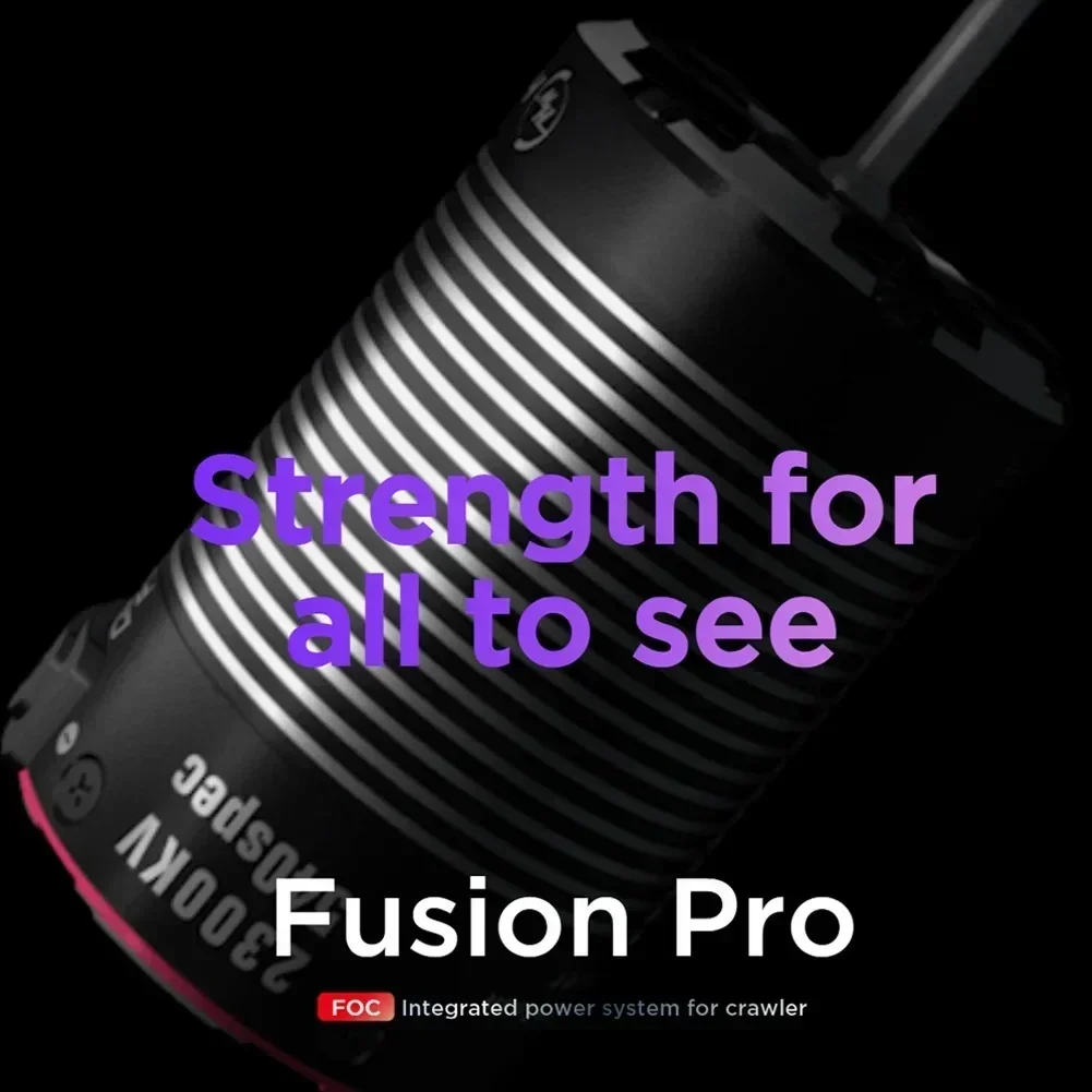 HobbyWing QuicRun Fusion Pro 540 2300KV Remote Control Car Motor Brushless Motor Built In 60A ESC 2 in1 for RC 1/10 Climbing Car