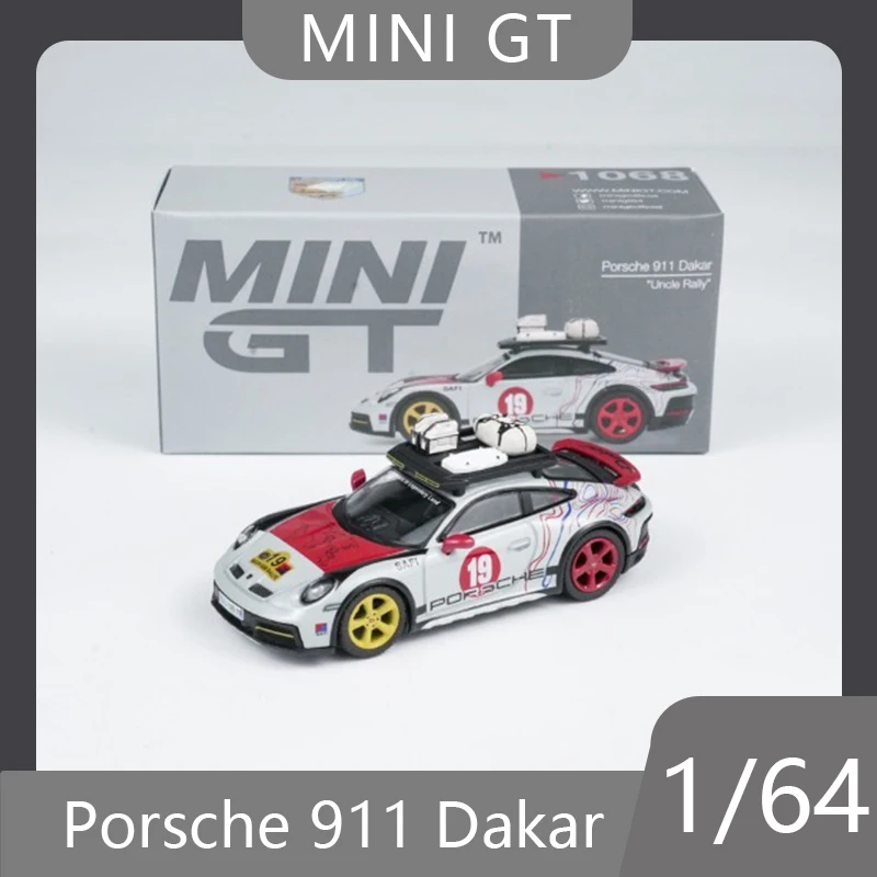 

MINIGT 1:64 # 1068 911 Dakar Simulation Die Casting Alloy Car Model Boy Toy Birthday Gift Desktop Ornament Collection