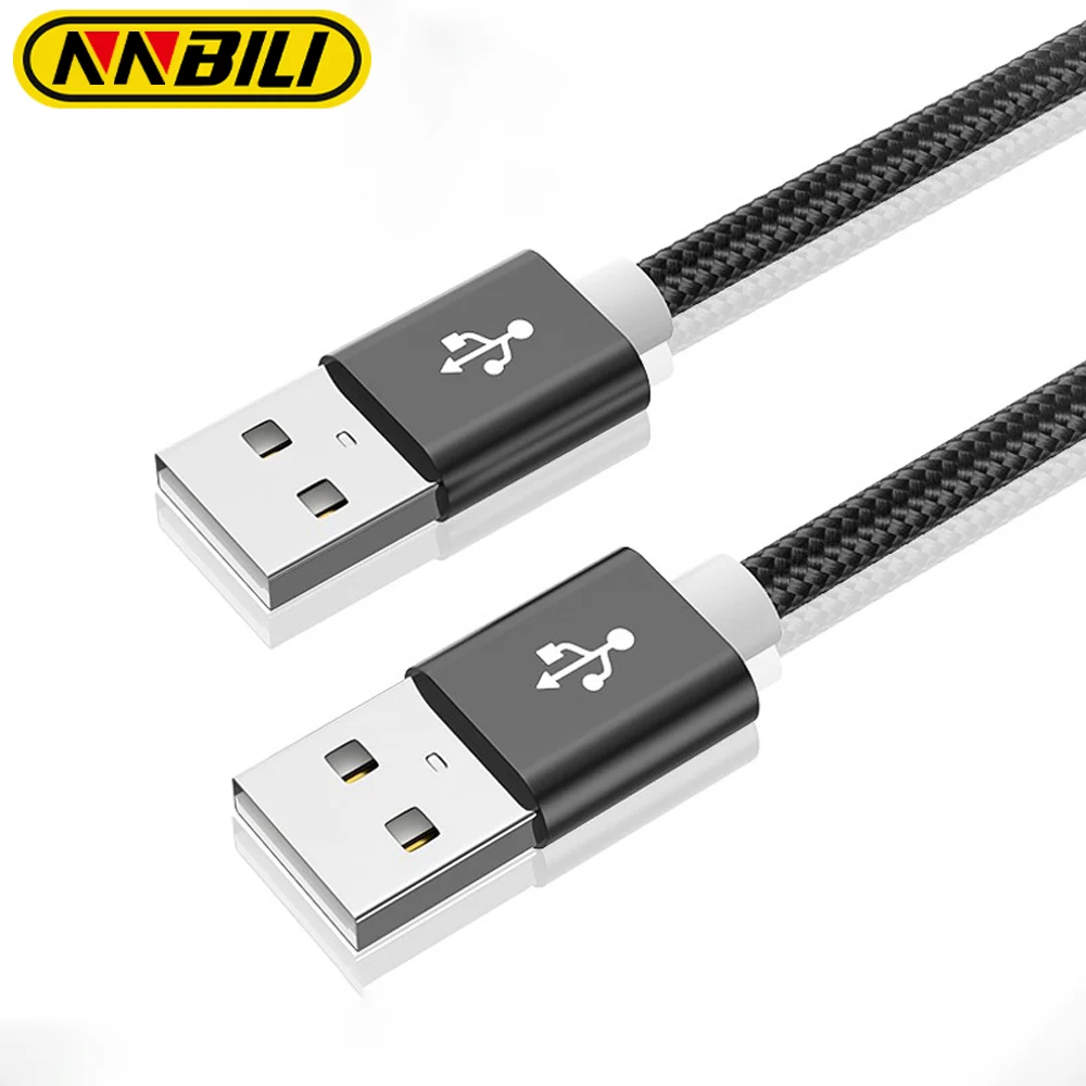 Cabo Extensor USB NNBILI Tipo A Macho para Macho para Radiador, Disco Rígido, Webcam e Câmera