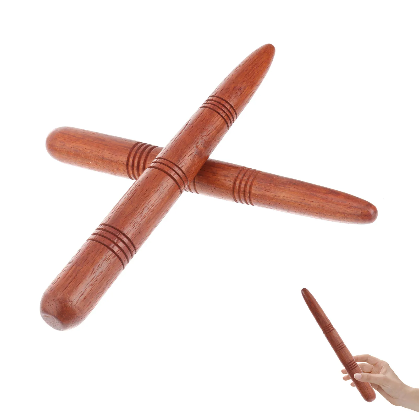 

1Set Durable Wooden Massage Rods Foot Massaging Sticks Acupressure Tool Compact Design for Home Salon Wood Massage Rod