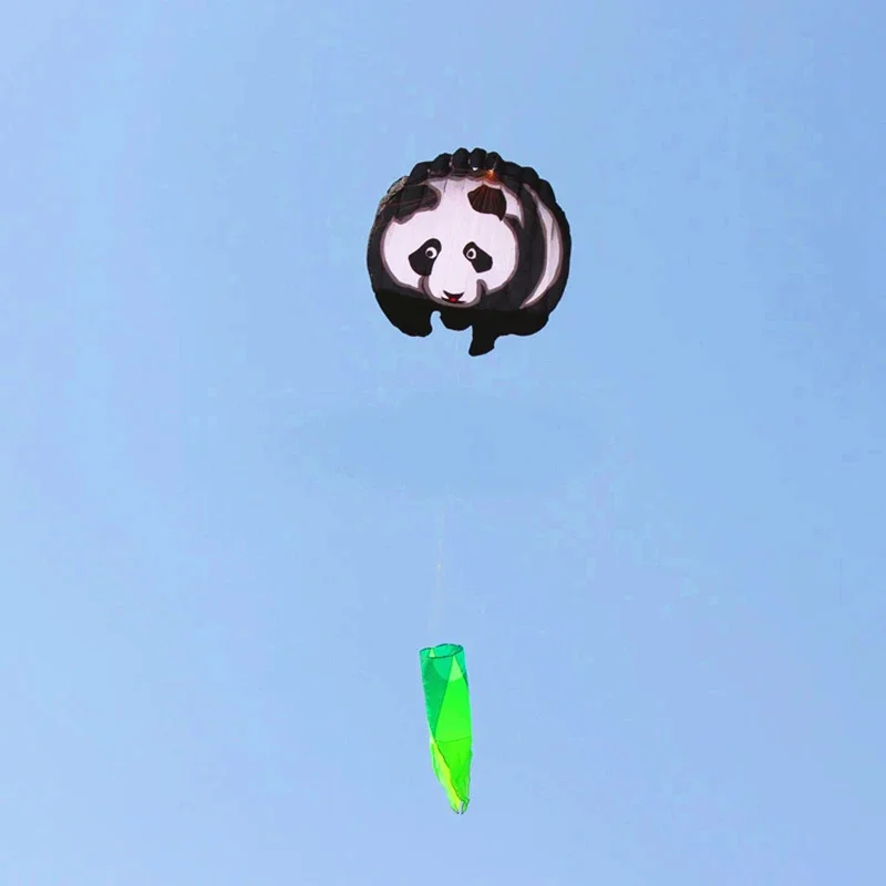 Frete grátis pipa panda grandes pipas macias para adultos pipas voando windsurf caminhada no céu ao ar livre brinquedos weifang kite profissional