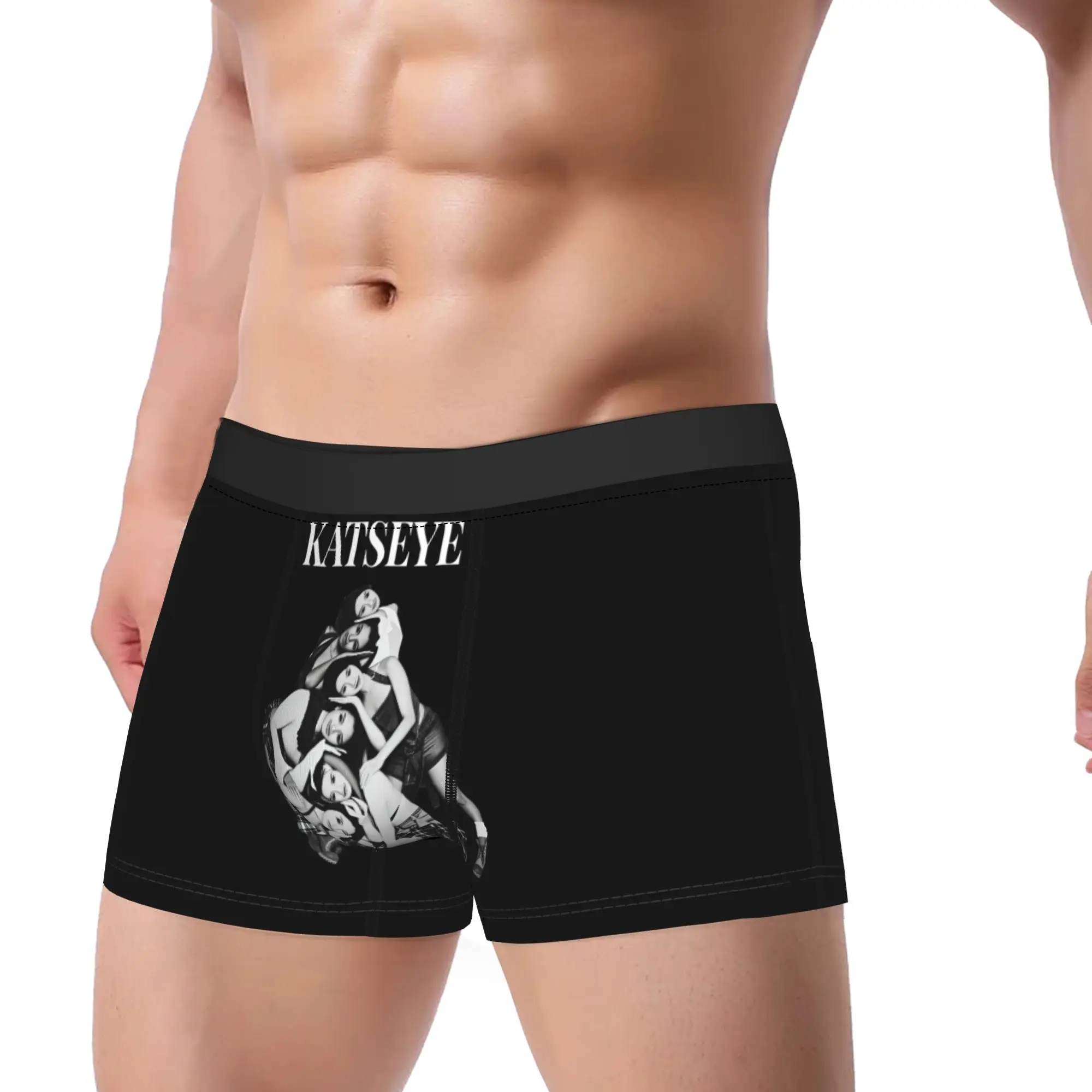 ملابس داخلية للفتيات من Katseye Kpop سراويل قصيرة للرجال سراويل داخلية مضحكة ذات جودة عالية وطباعة مقاس كبير