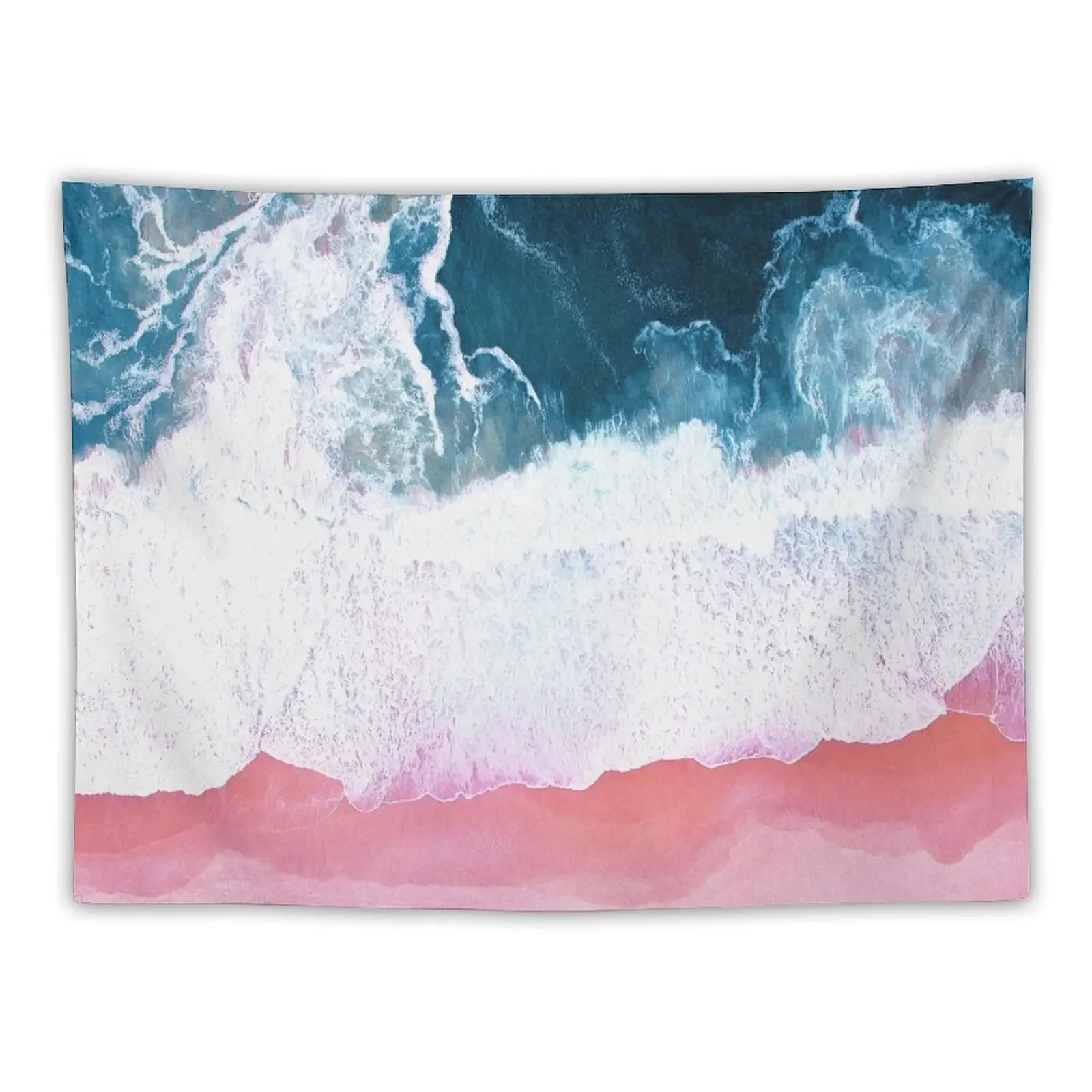 

Aerial Beach, Ocean Waves Tapestry Funny Wall Decoration Bedroom Organization And Decoration Tapestry