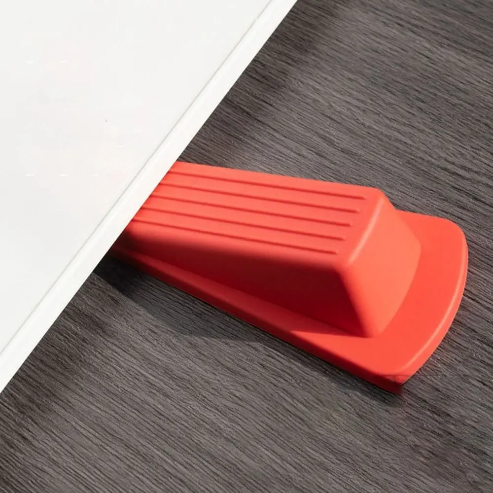 New Silicone Door Stopper Anti Collision Wall Protectors Floor Holder Strong Suction Doorstop Home