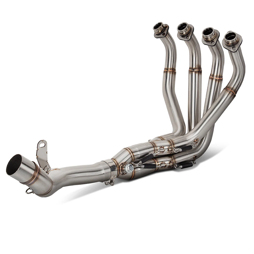

STLFFor Kawasakis Z900 A2 2017-2023 Complete Motorcycle Exhaust Stainless 51mm Front Link Manifold