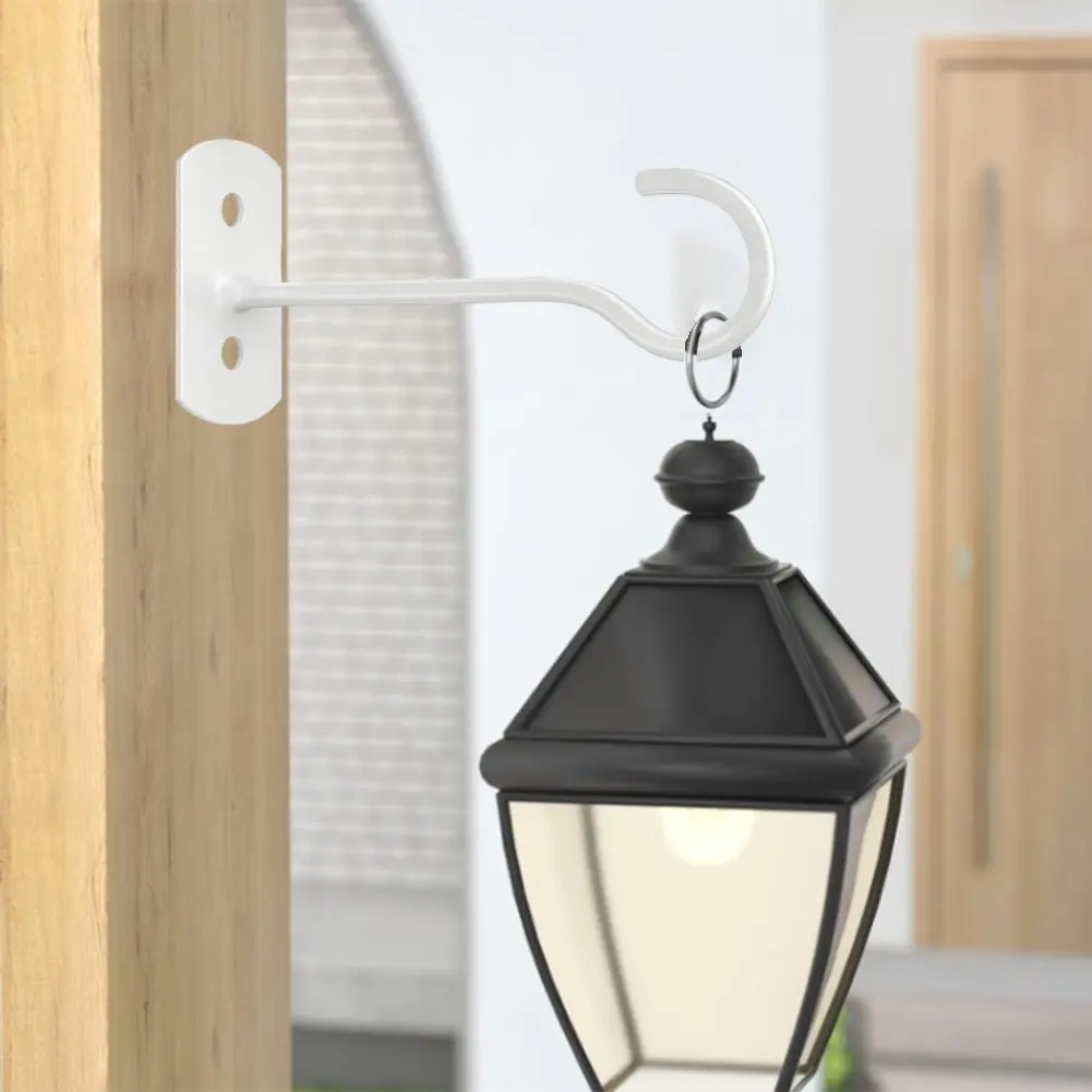 Indoor For Outdoor Hanging Bracket Set for Garden Decorations Compatible with Standard Hooks Supports Vertical Space Utilization