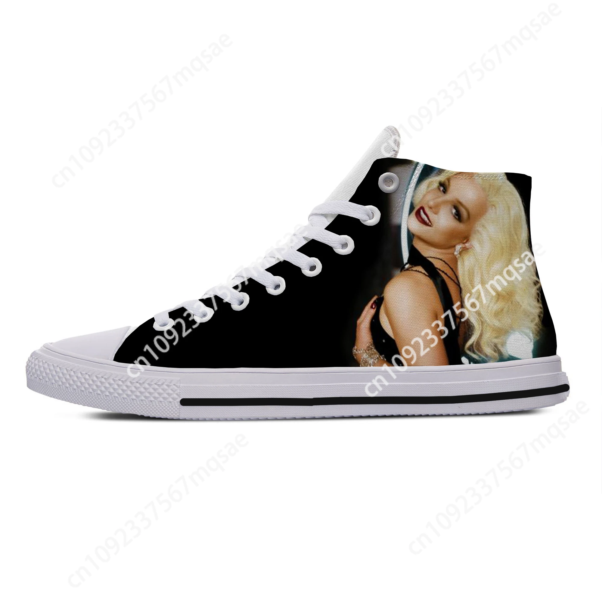 Hot Cool Fashion Pop Funny Summer High Quality Sneakers Handiness Casual Shoes Mężczyźni Kobiety Britney Spears High Top Board Shoes